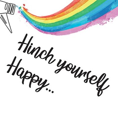 Wall print – Hinch yourself Happy