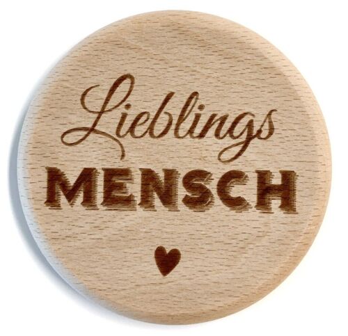 Glasdeckel "LieblingsMensch"