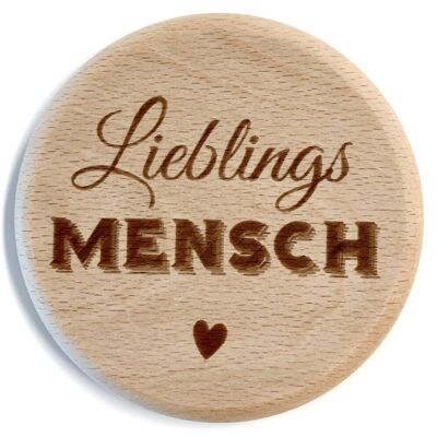 Glasdeckel "LieblingsMensch"