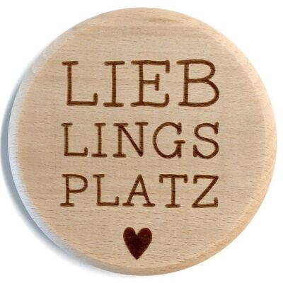 Glasdeckel "LieblingsPlatz"