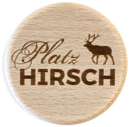 Glasdeckel "PlatzHirsch"