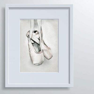 Ballet Dance no.1 - Illustration dessinée à la main