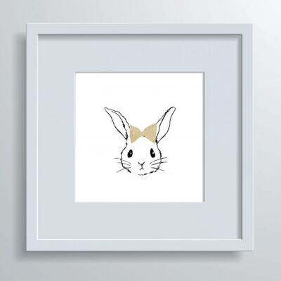 Animal Heads "The Rabbit" - Hand-drawn Illustration