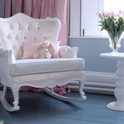 Belle Rocking Chair in White