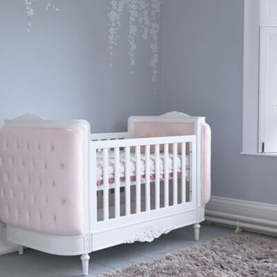 Vienna Cot Bed In Pink