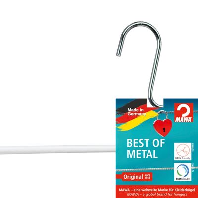 Coat hanger KHC 1, white, 35 cm