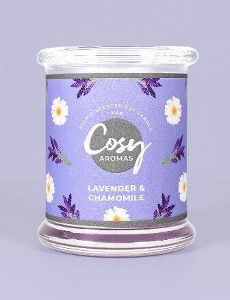 Duftkerze Lavendel & Kamille (240g)