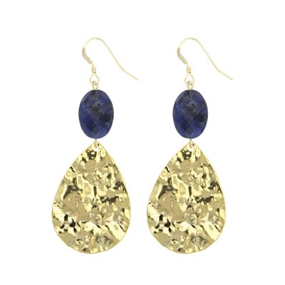 Boucles d’oreilles Athéna Lapis lazuli