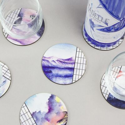 Set of 6 Shoji Coasters