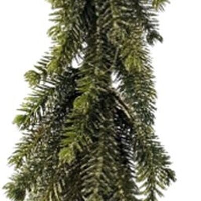 Natuurlijke kunst kerstboom - Glitzerboom | 50cm | Decoratieve kunst kerstboom | Glitzer | Houten Voet | Grün