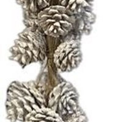 Fionda Decoratie Kerst - Ghirlanda | 110 cm | Cinghia di fissaggio extra lunga per materiali naturali | Spirito