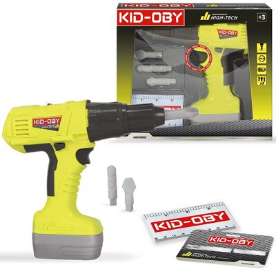 Taladro eléctrico - Juego de imitación DIY - A partir de 3 años - KID-OBY - 813083