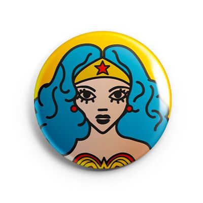 BADGE "Wonder Woman" / dell'illustratrice ©️Stéphanie Gerlier
