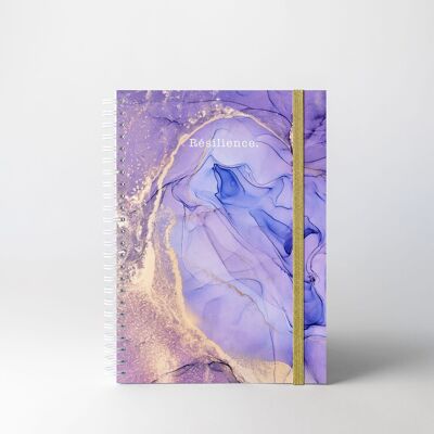 Cuaderno - Resistencia a la lluvia morada