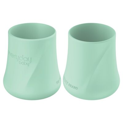 Silicone Cup 2-pack Mint Green