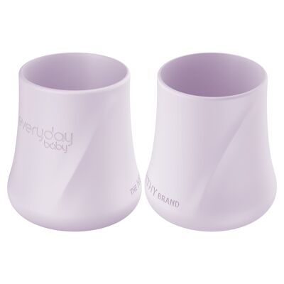Silicone Cup 2-pack Light Lavender