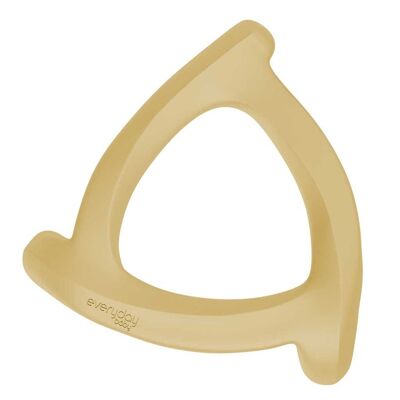 Anneau de Dentition en Silicone Souple Jaune