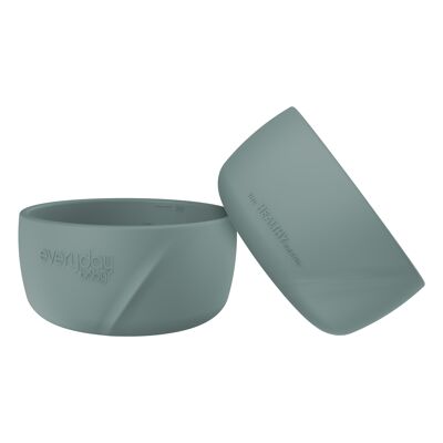 Silicone Baby Bowl 2-pack Harmony Green