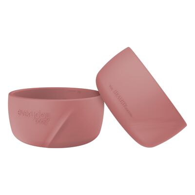 Silicone Baby Bowl 2-pack Nature Red
