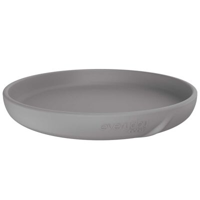 Assiette Silicone Quiet Gris