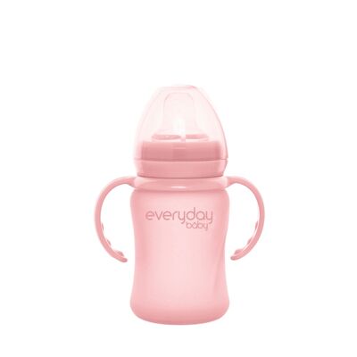 Verre Sippy Cup Healthy + 150ml Rose Rose