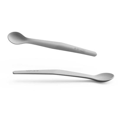 Lot de 2 cuillères en silicone Quiet Grey