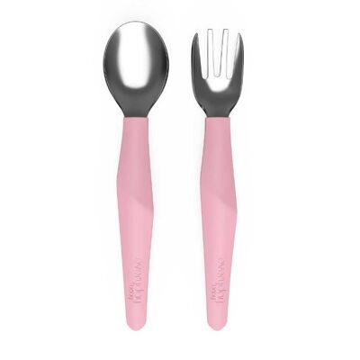 2 pack Baby Spoons Pink/Purple