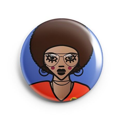 BADGE - Angela Davis - Original Design