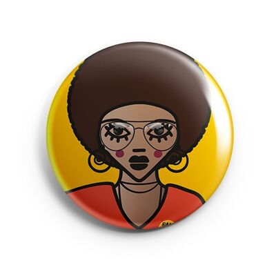 BADGE "Angela" / by the illustrator ©️Stéphanie Gerlier