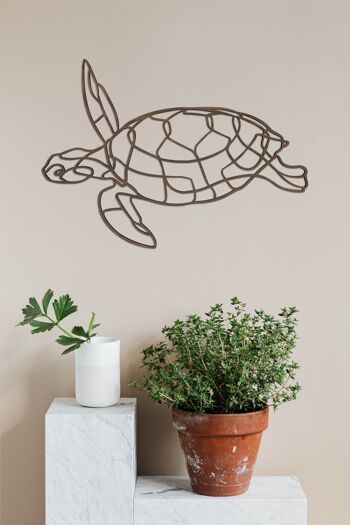 Tortue de Mer - 43cm - Noyer 1