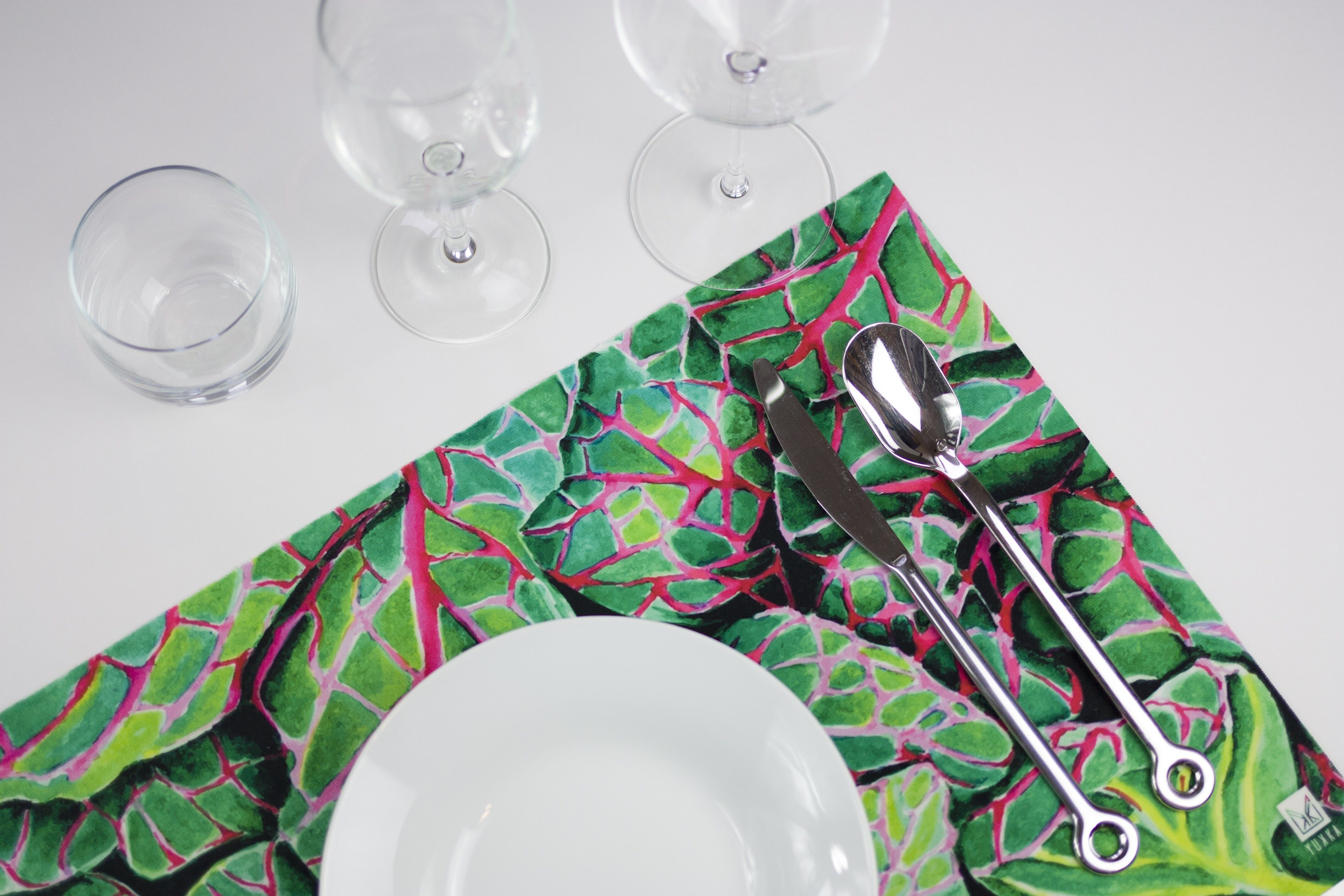 Mantel individual Fittonia