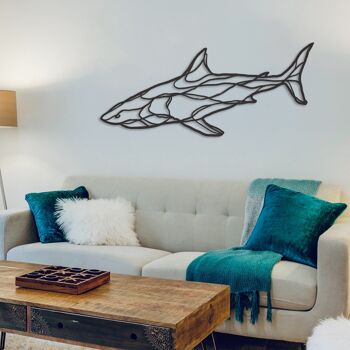 Requin - 70cm - Noyer 2