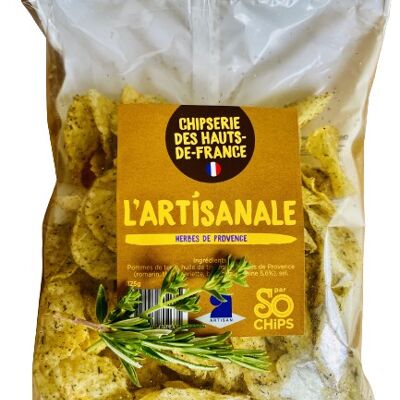 Patatine L'ARTiSANALE Herbes de Provence 125g Etichetta di Qualità Artigianale