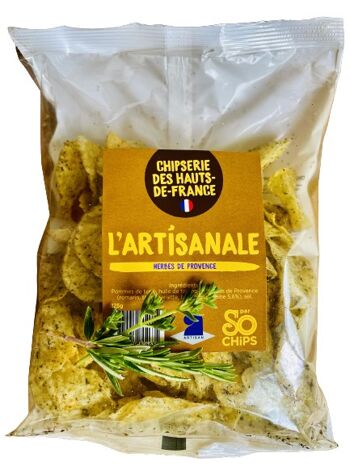 Chips L'ARTiSANALE Herbes de Provence 125g Label Qualité Artisan