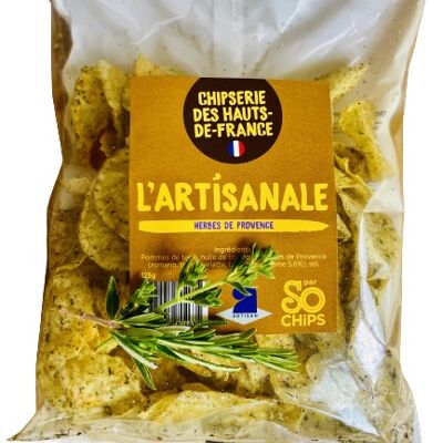 Chips L'ARTiSANALE Herbes de Provence 125g Label für handwerkliche Qualität