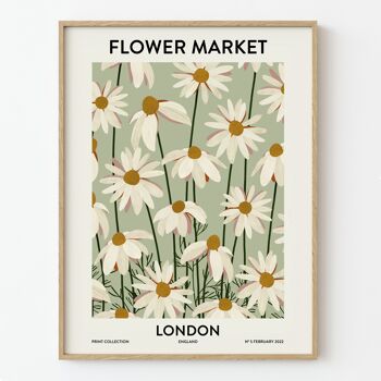 Flower Market London Art Print - différentes tailles 2
