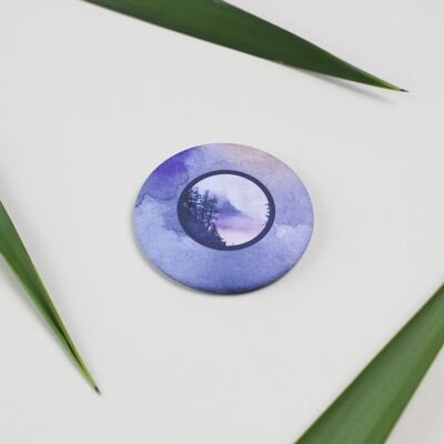 Magnetic brooch Laos Lilac