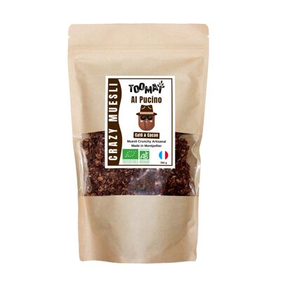 Crunchy muesli Al Pucino BIO - Coffee & Cocoa - 350 g