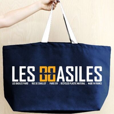 Tote bag geant bleu marine