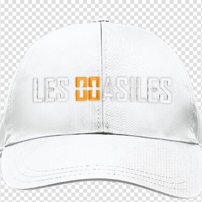 Casquette en nylon les basiles blanc