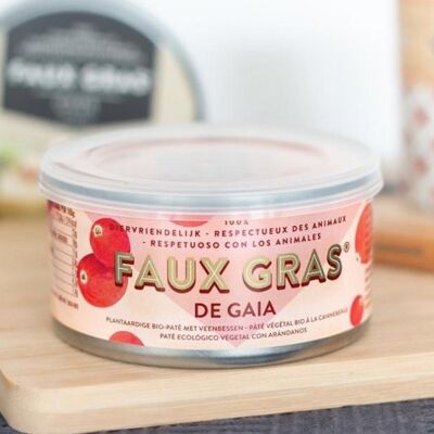 Gaia Faux Gras with Cranberries Vegetable Pate 125g