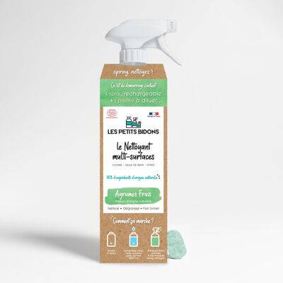 Spray multisuperficie + 1 kit detergente per pastiglie
