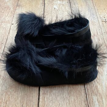 Chaussons Toscan Shearling - Noir 2
