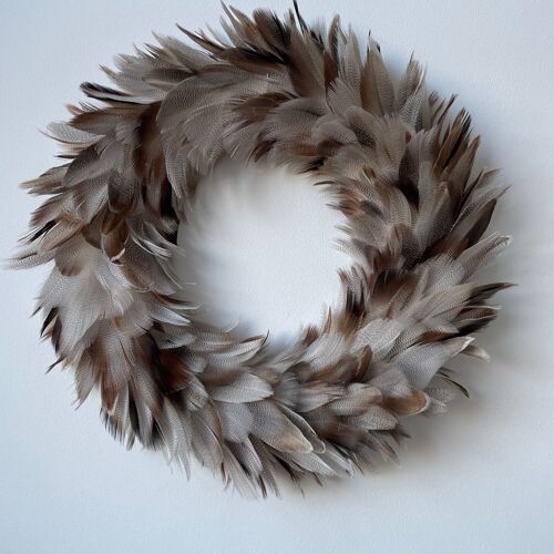 Natural Feather Wreath