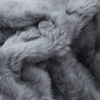 Tapis en Shearling Gris Dauphin - 90cm x 150cm