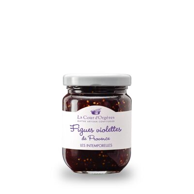 Fig jam with violets from Provence