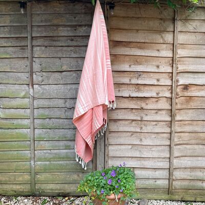 Striata Hammam Towel | Earthy Reds