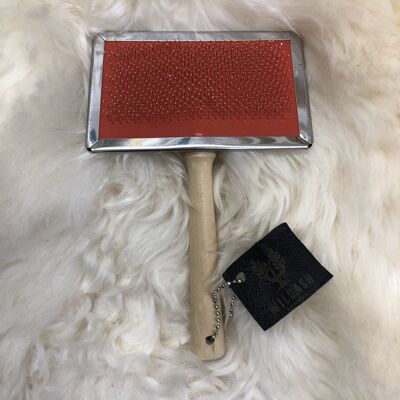 Sheepskin Brush Slicker Brush | Sheepskin Care