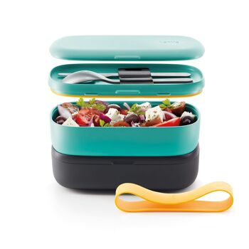 Lunch box turquoise* 2