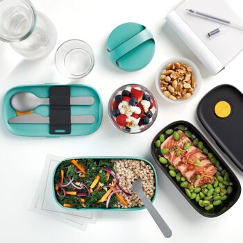 Lunch box turquoise* 6